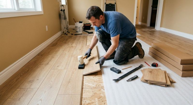 Laminate Floor Installation in Pontiac, MI