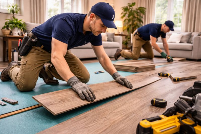 Laminate Floor Replacement in Clarkston, MI