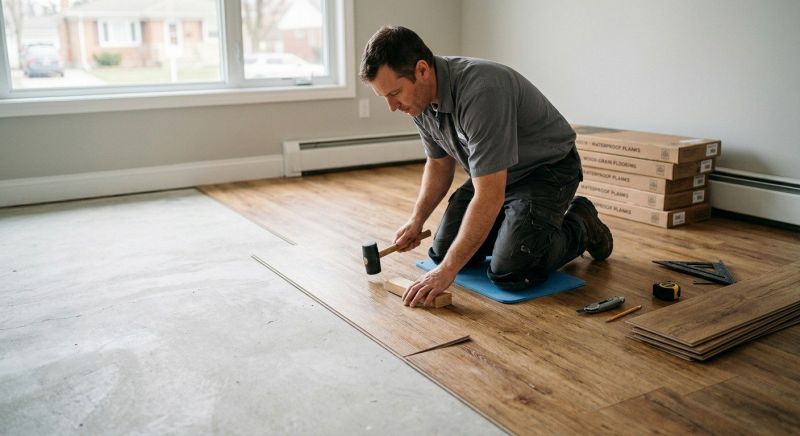 Linoleum Floor Installation in Ferndale, MI