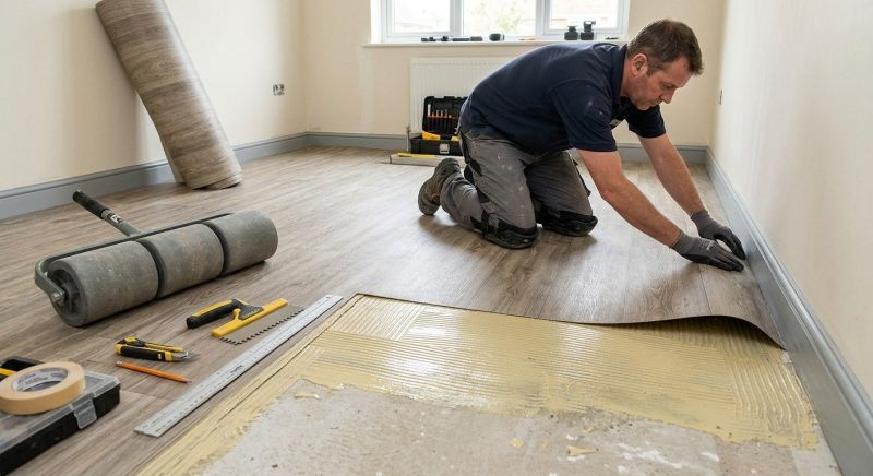 Sheet Flooring Installation in Lincoln Park, MI