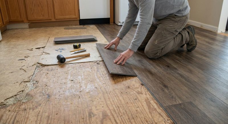 Vinyl Flooring Installation in Ortonville, MI