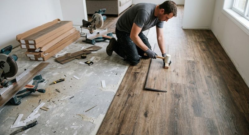 Vinyl Flooring Installation in Utica, MI